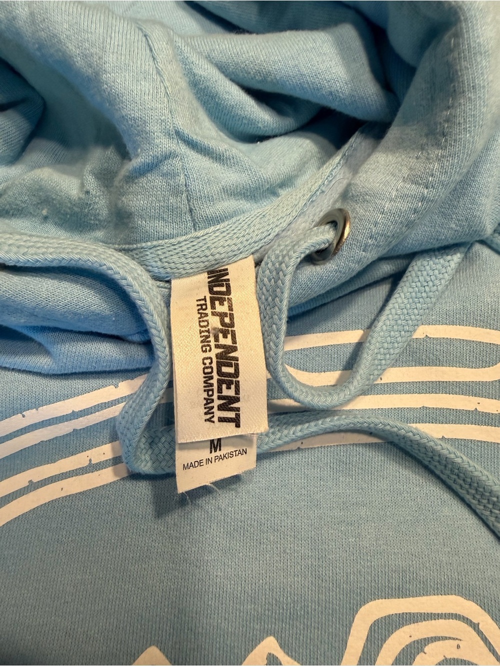 Snowboarding Sweatshirt baby blue color - Picture 6 of 6